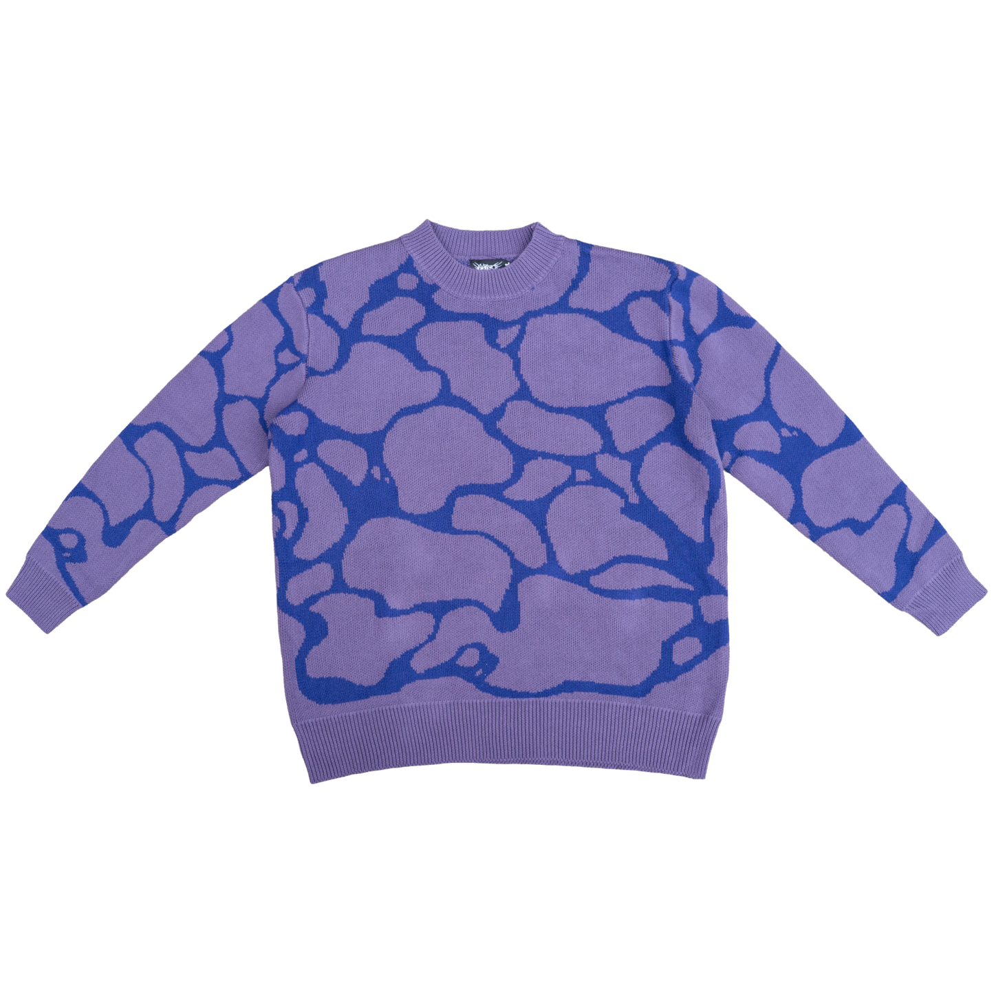 Pebble Knit Sweater Purple