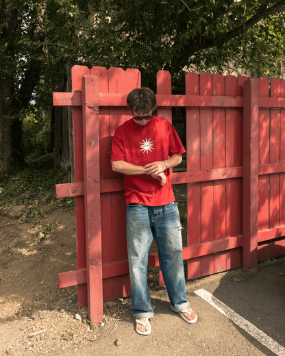 Sunburst T-Shirt Red