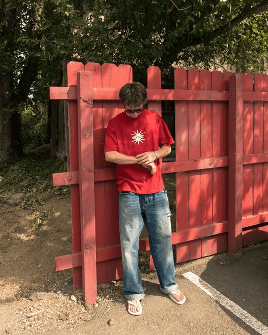 Sunburst T-Shirt Red