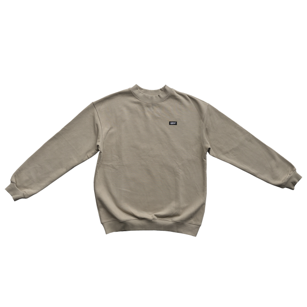 Patch Logo Crewneck Light Olive – Psyco Skateboards
