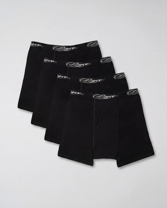 Black Boxers (4-pack)