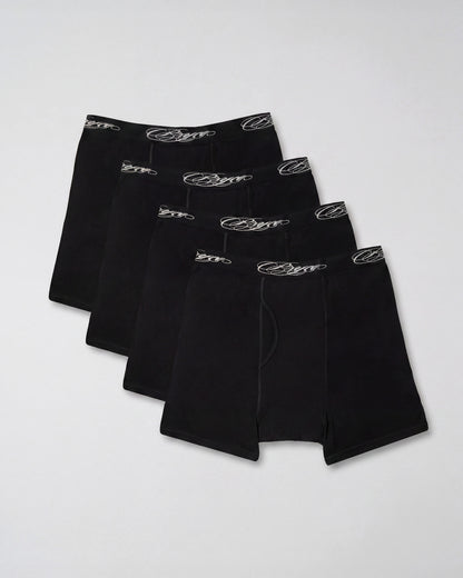 Black Boxers (4-pack)