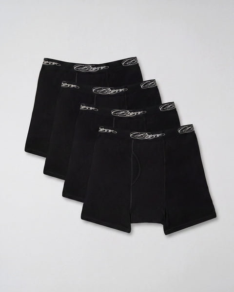 Black Boxers – 4-Pack | Psyco Skateboards