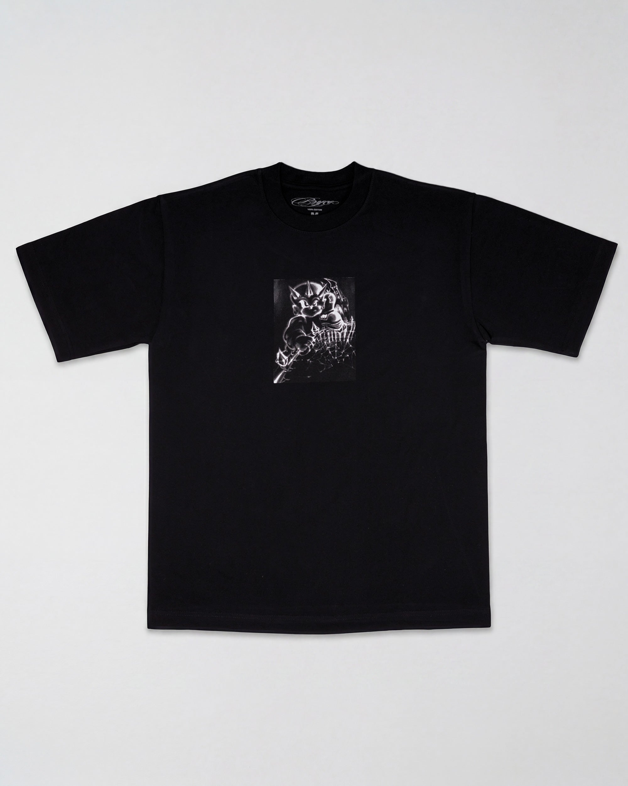 Airbrush Tee – Black | Psyco Skateboards