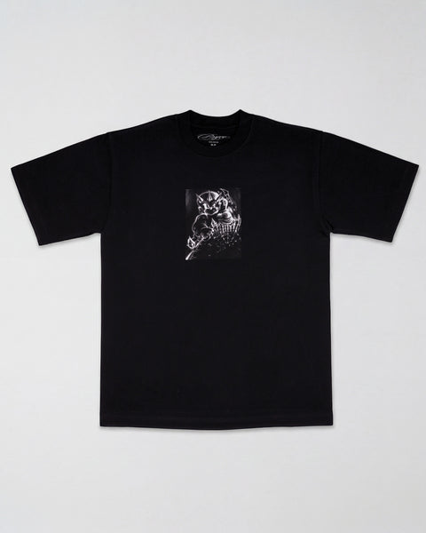 Airbrush Tee – Black | Psyco Skateboards