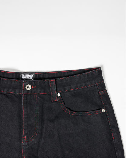Fat Logo Jorts Black