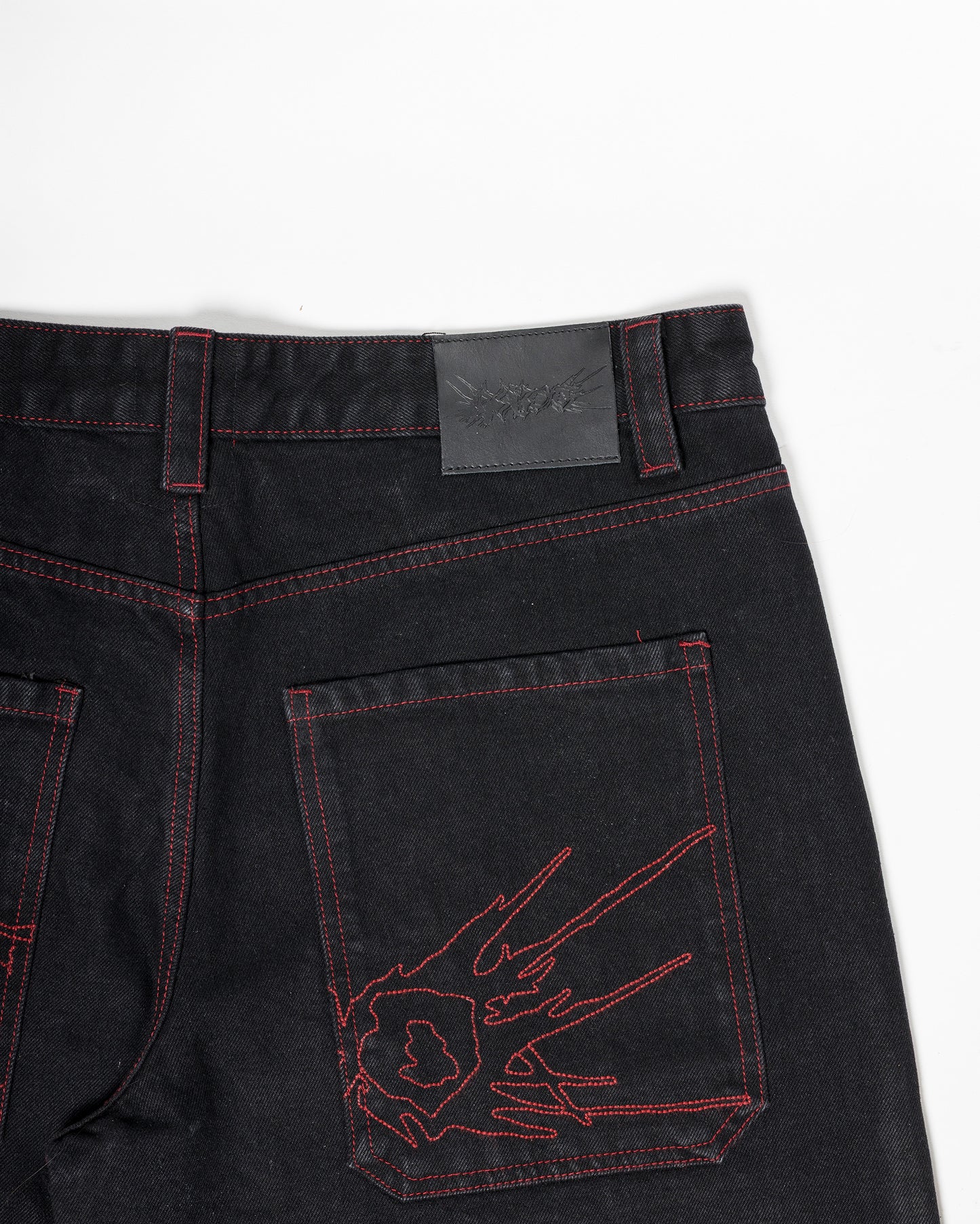 Fat Logo Jorts Black