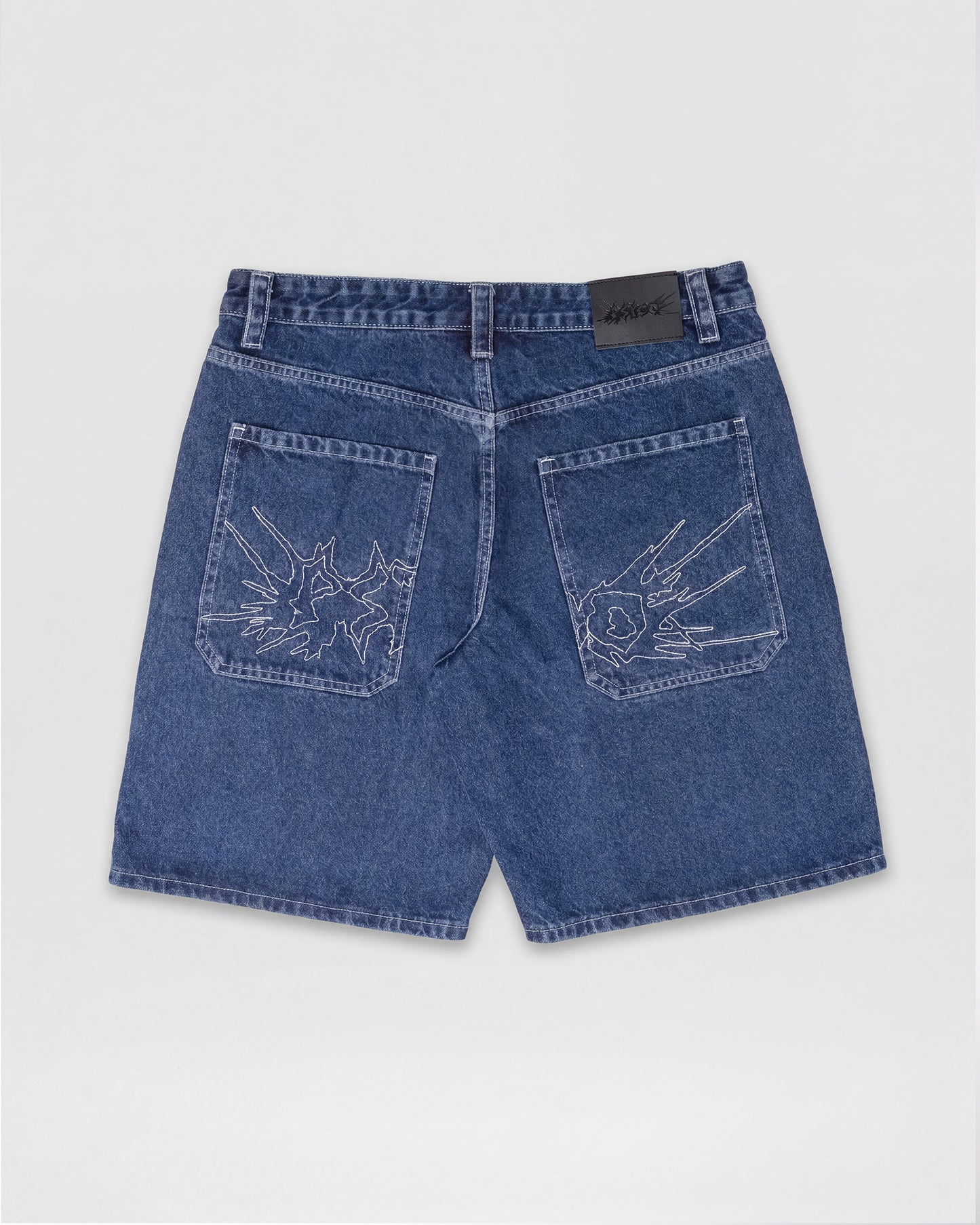 Fat Logo Jorts Blue