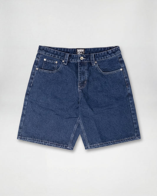 Fat Logo Jorts Blue