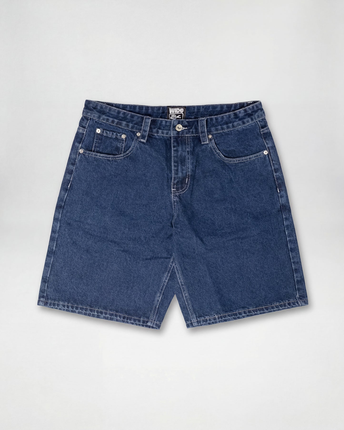 Fat Logo Jorts Blue