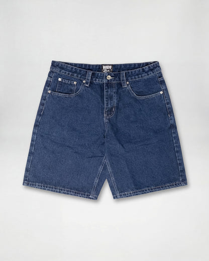 Fat Logo Jorts Blue