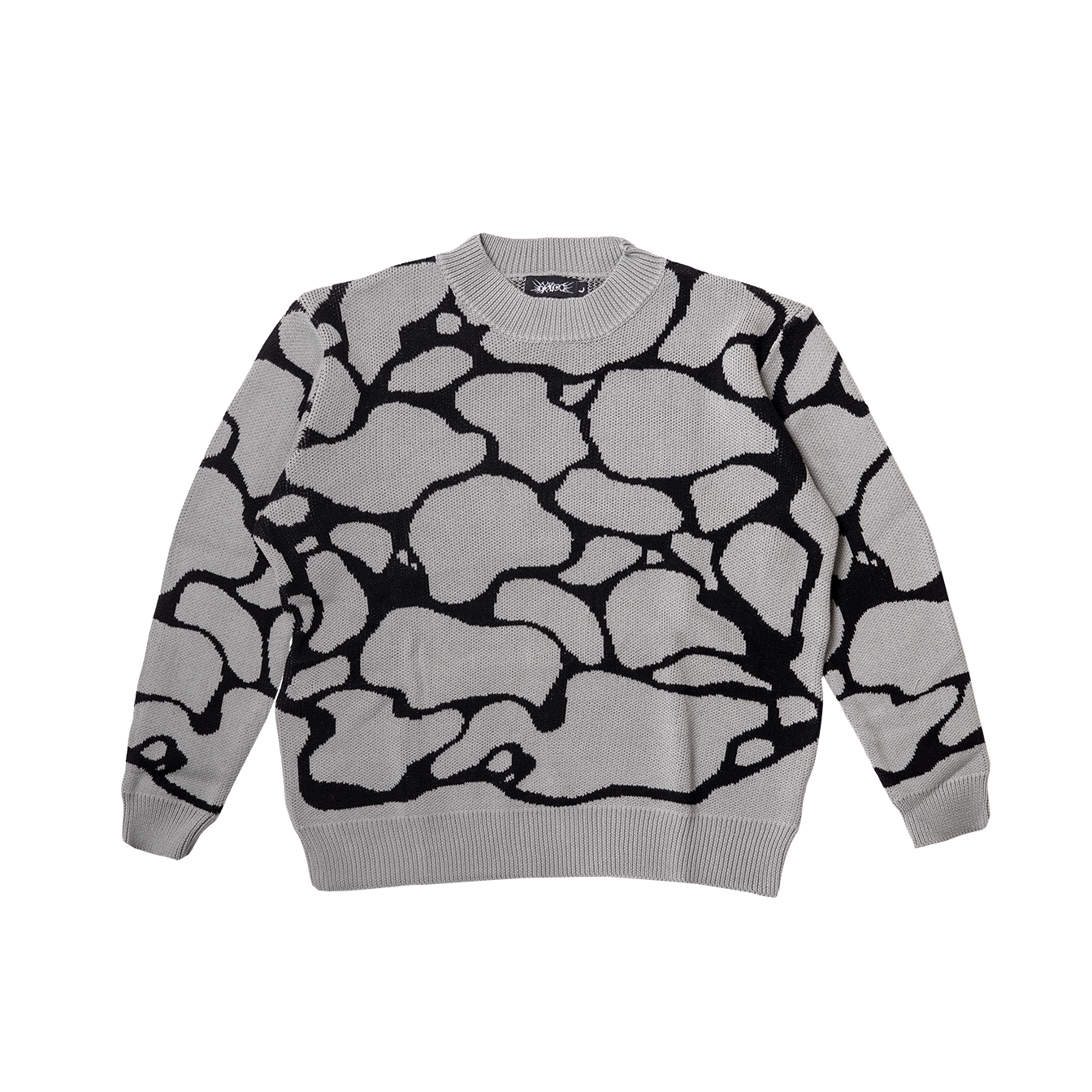 Pebble Knit Sweater Grey