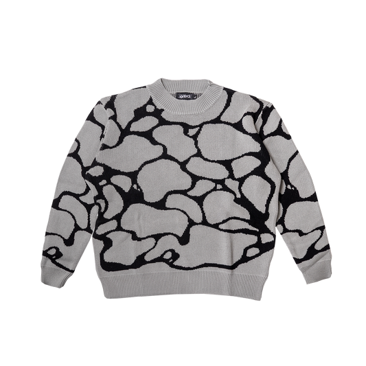 Pebble Knit Sweater Grey