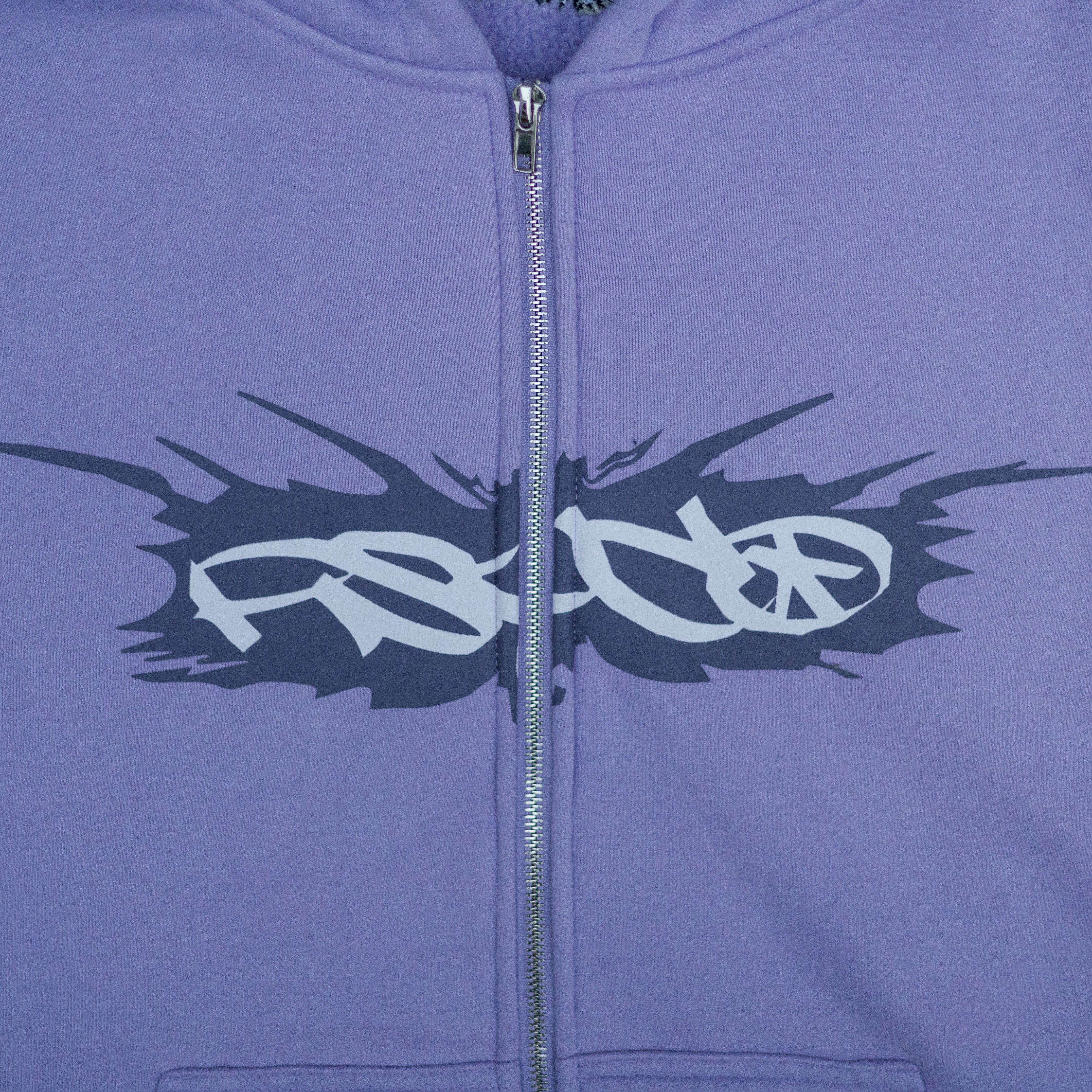 Peace Zip-up Lylac Purple – Psyco Skateboards